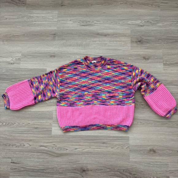 Vici colorful oversized sweater - Picture 5 of 5